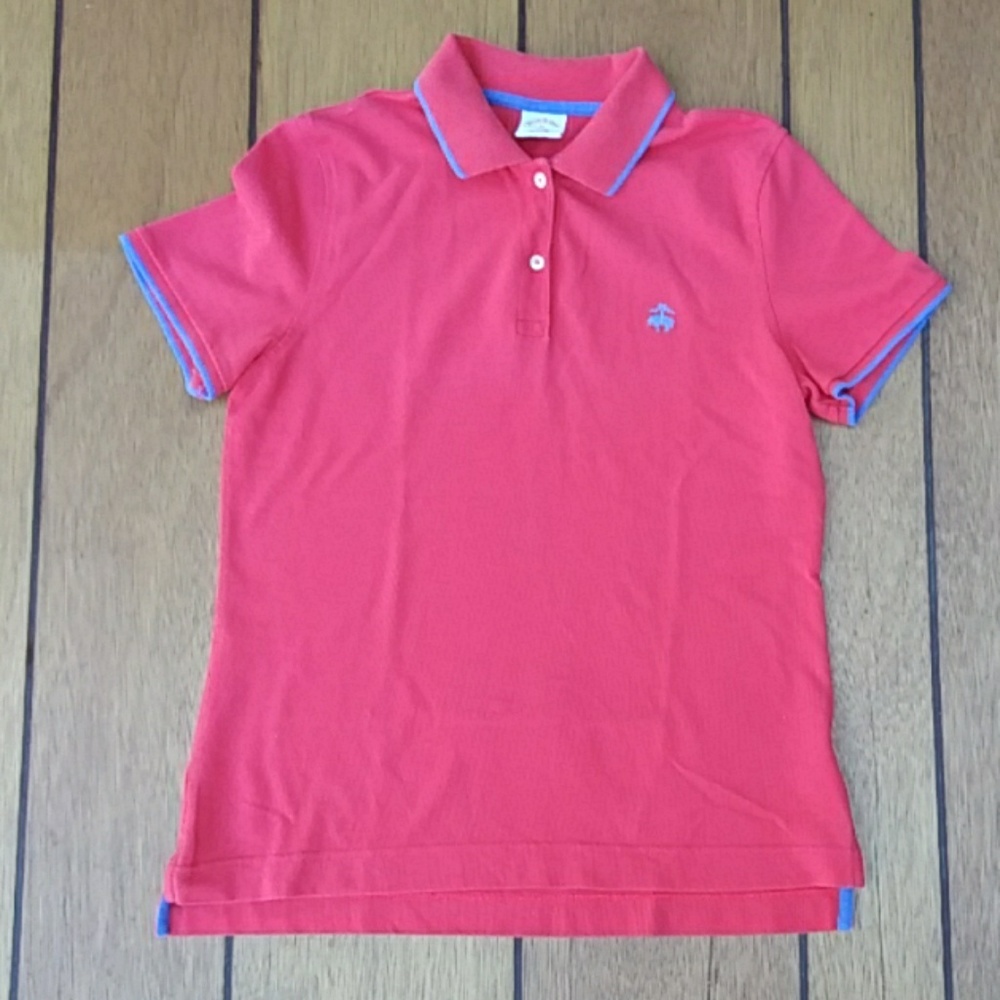 Brooks Brothers 346 Wms s/s polo shirt. Medium